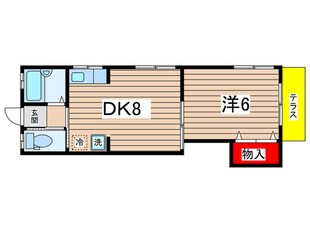 ハイム双葉の物件間取画像